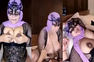Bokep Indo Tante Hijab Montok Dientot Puas