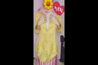 Live Jilbab Kebaya Pink Paling Napsuin, Viral Hot