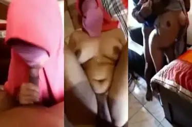 Ngewe MissHijabHyper Jilbab Pink Batik